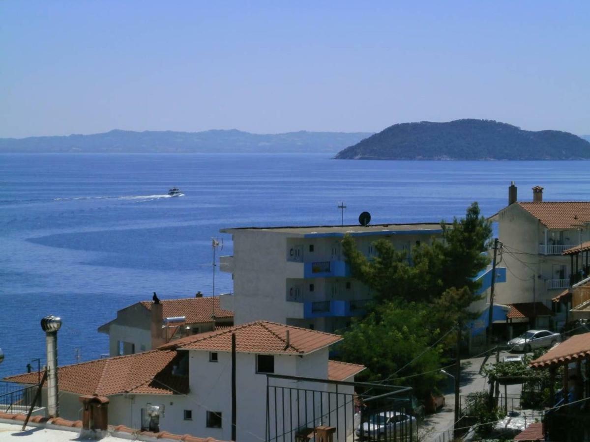 Casa Bianca Μεζονέτα Με Θέα Στη Θάλασσα Lejlighed Neos Marmaras Eksteriør billede