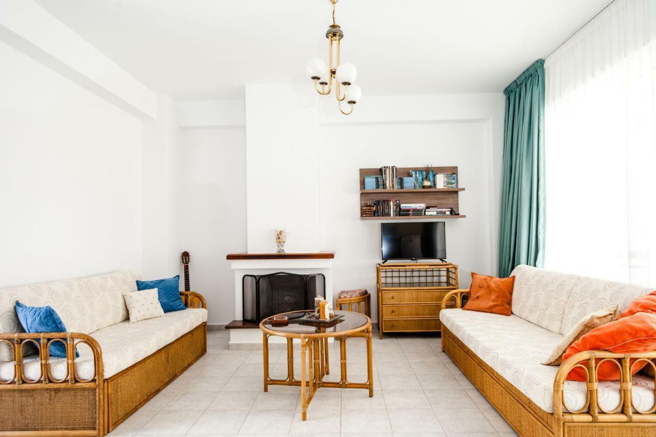 Casa Bianca Μεζονέτα Με Θέα Στη Θάλασσα Lejlighed Neos Marmaras Eksteriør billede